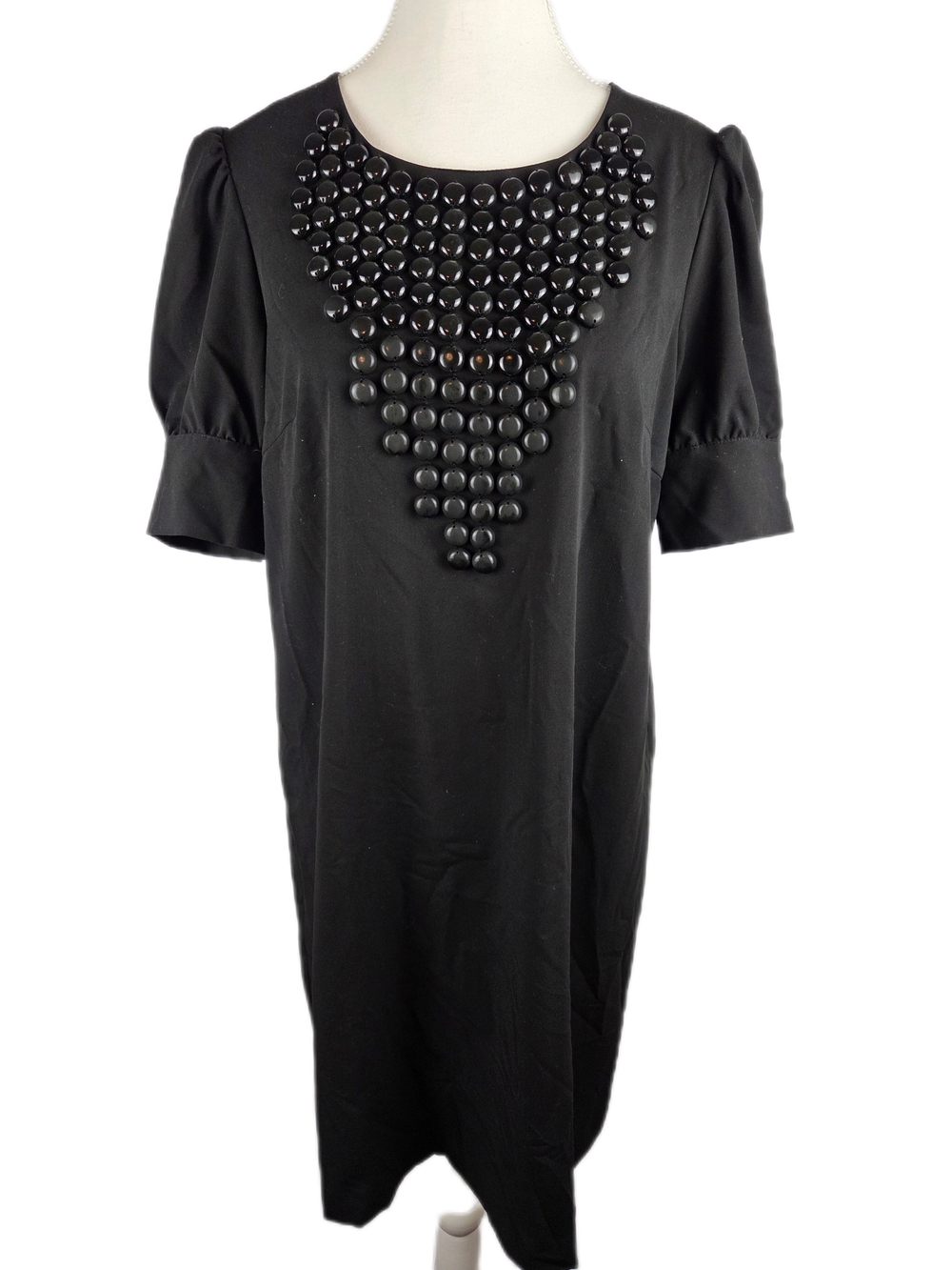 Kensie Black Embellished Shift Dress - Unbranded